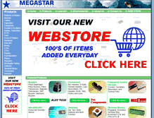 Tablet Screenshot of megastar.com